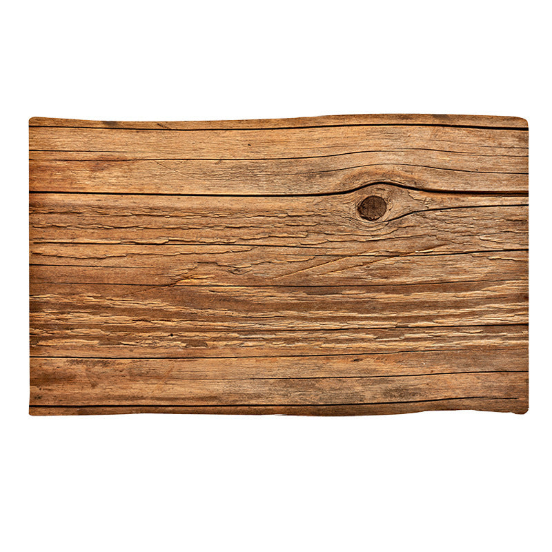 Wood Grain Bathroom Mats Absorbent Non-Slip Bathroom Disposable Special-Shaped Household