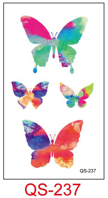 Cover Scars Lasting Harajuku Cat Cartoon Men And Women Waterproof Tattoo Stickers