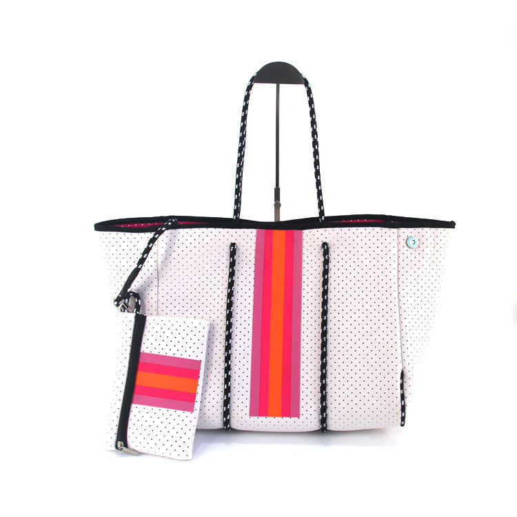 European And American Fashion Beach Bag Fashion Large-Capacity Shoulder Bag Neoprene
