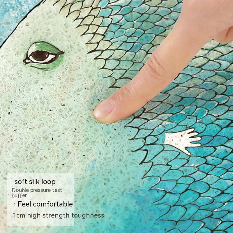 Bathroom PVC Loop Floor Mat Bathroom Anti-Slip Mats