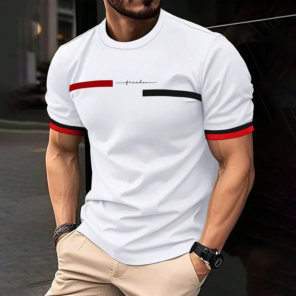 Men's 3D Digital Printing Short-Sleeved T-shirt
