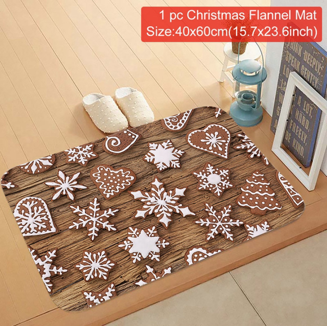 Outdoor Cotton Rug For Santa Claus Celebration