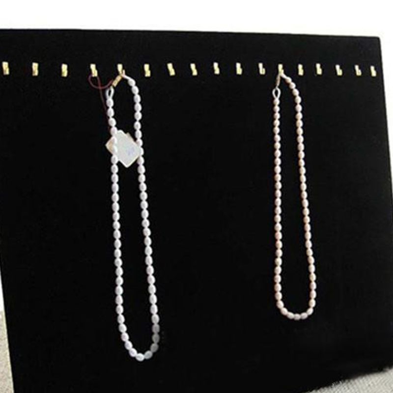 17 Hook Jewelry Necklace Plate Bracelet Earring Holder Display Stand