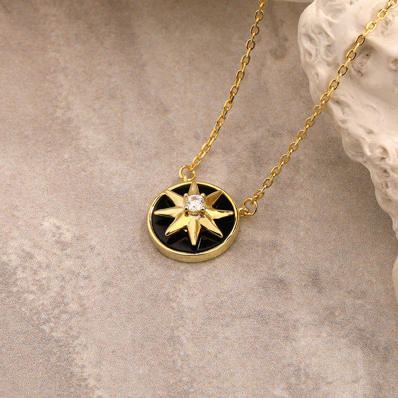 Sterling Silver Necklace Female Ins Style Light Luxury Temperament