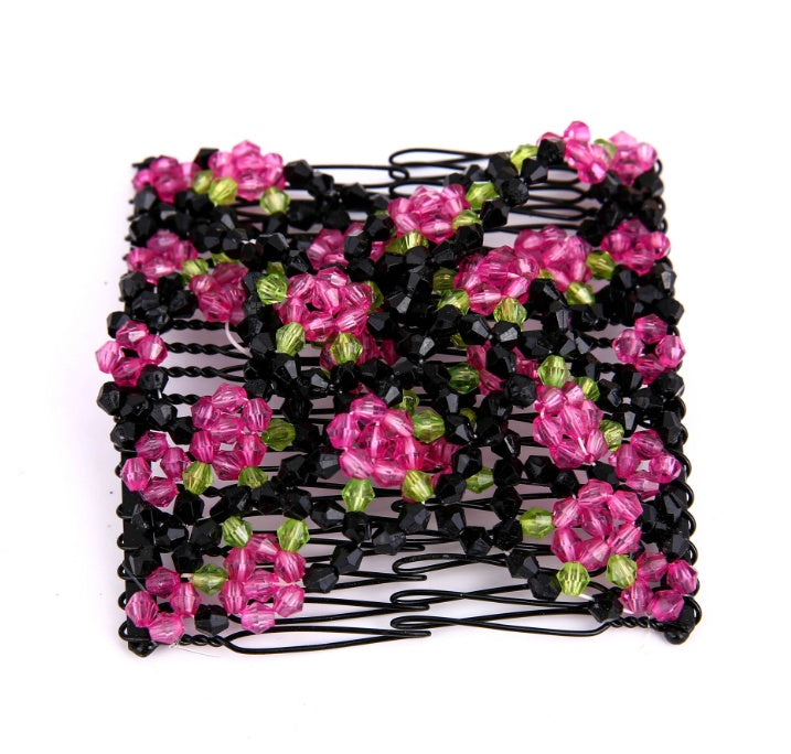 Korean Version of the Running Rivers and Lakes Stalls Hot Products Bright Beaded Variety Hair Clips Magic Hair Comb Hair