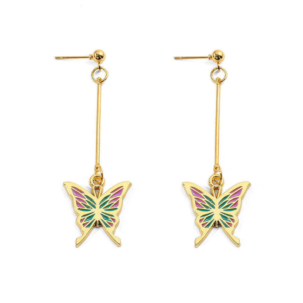 Butterfly Tassel Butterfly Earrings Niche