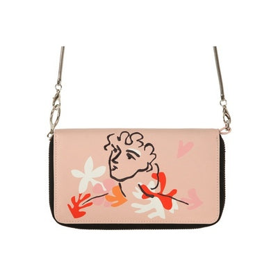YIZISToRE New Creative PU Leather Women Crossbody Long Wallets Fashion Bags in LINES Series(FUN KIK Store)