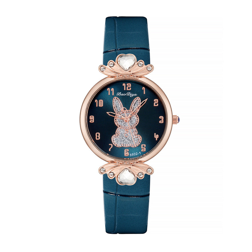 Fashion Rabbit Pattern Women's Watch