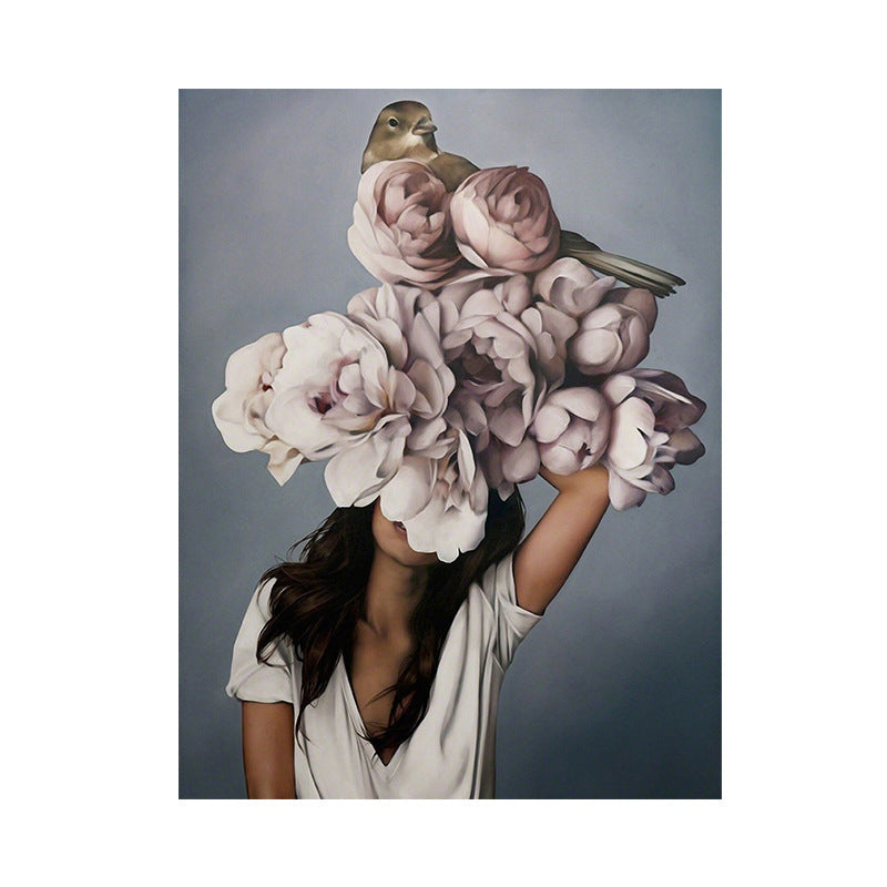 New Nordic Modern Creative Hand-painted Feathers