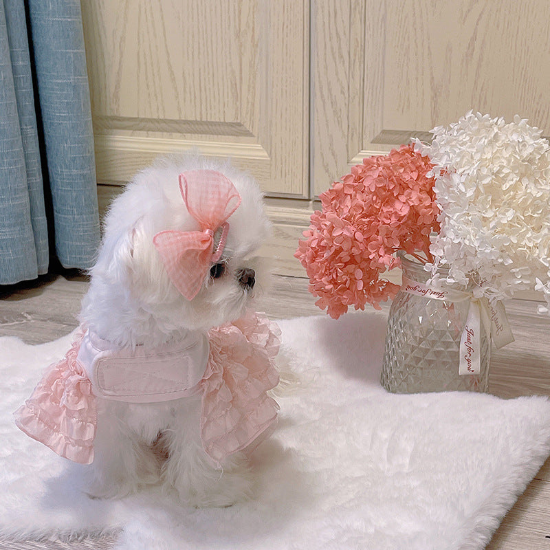 Dog Breathable Thin Vest Type Chest Strap