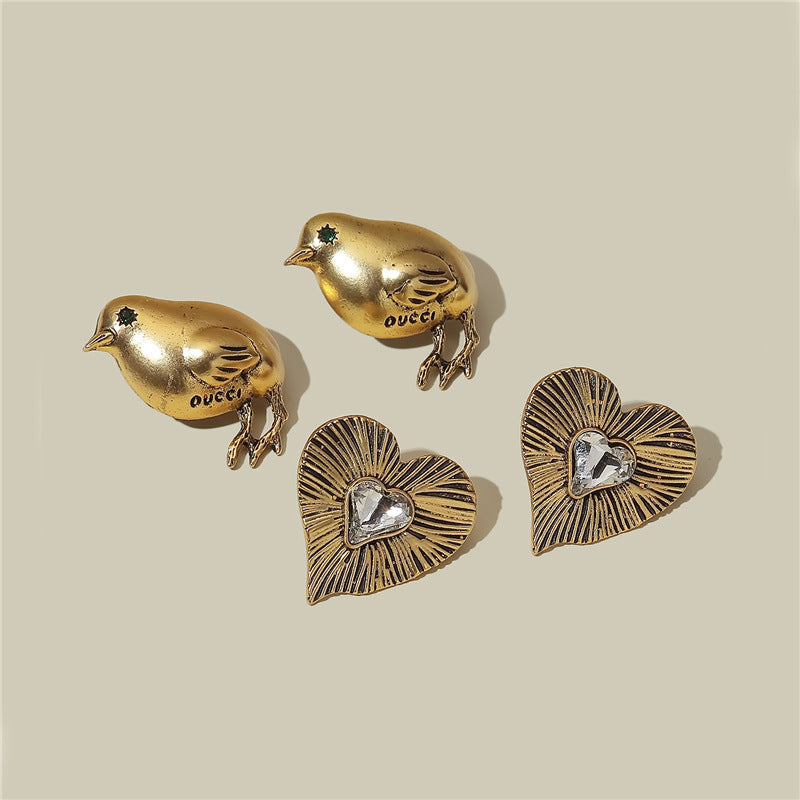 Chicken Earrings Korean Fashion Simple Cold Style Earrings