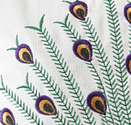 Bedroom Bed Peacock Cushion Pillow