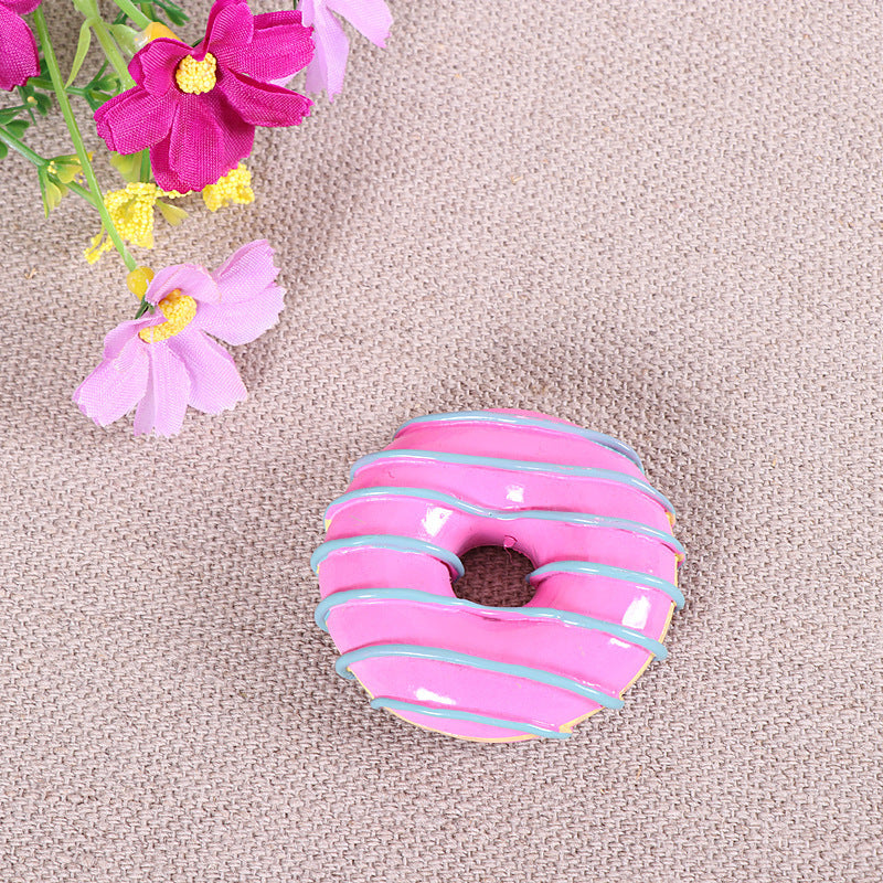 Donut Refrigerator Magnet Food Bread Simulation Three-Dimensional Magnet Magnetic Creative Refrigerator Magnet
