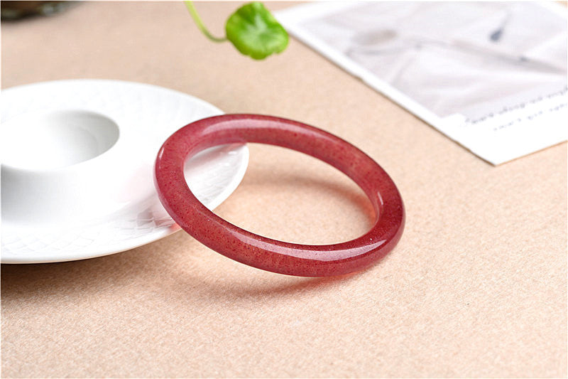 Fashion Natural Strawberry Crystal Bracelet