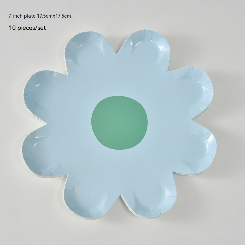 Disposable Paper Plate Theme Party Children's Decoration