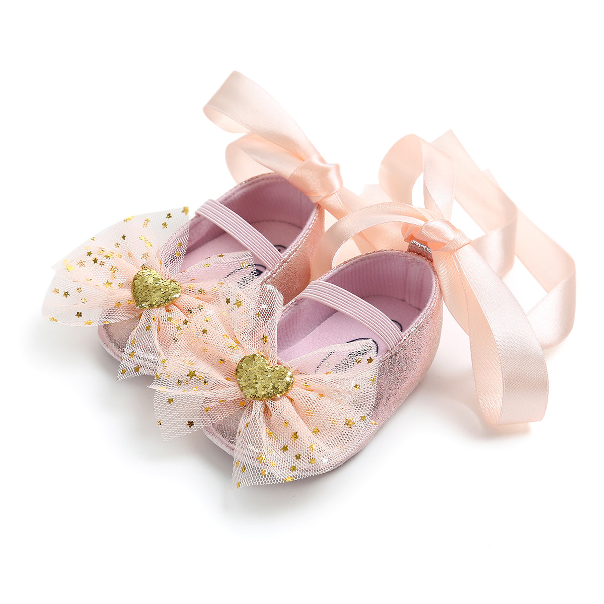 Cute Butterfly Baby Gift Box with Baby Shoes Princess Shoes Headdress Crown