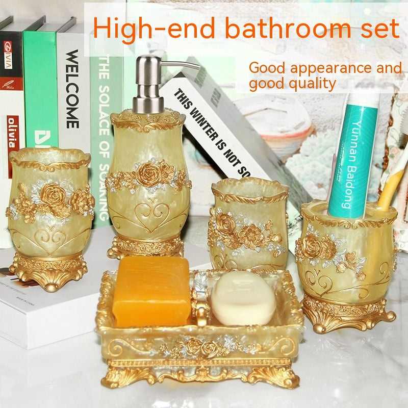 European Style Bathroom 6-Piece Set Bathroom Suit