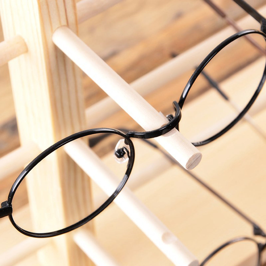 Glasses Display Stand Jewellery Wood
