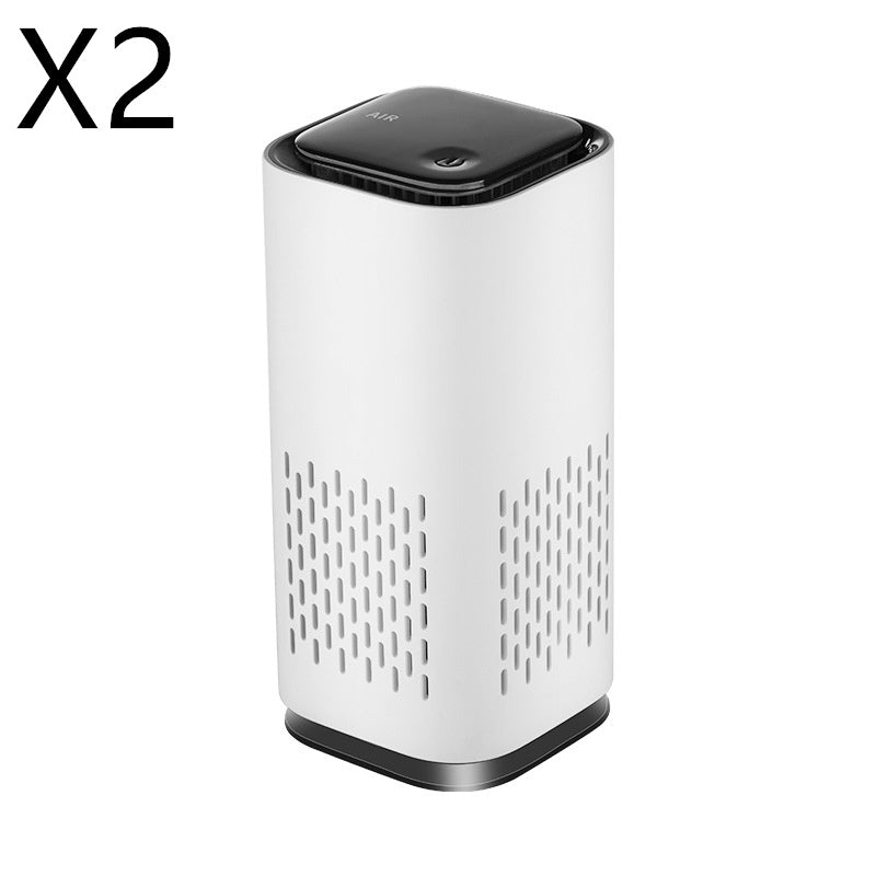 Spring New Arrival Mini Portable Car Air Purifiers with USB Cable Charging home Office HEPA Filter Car Air Purifier