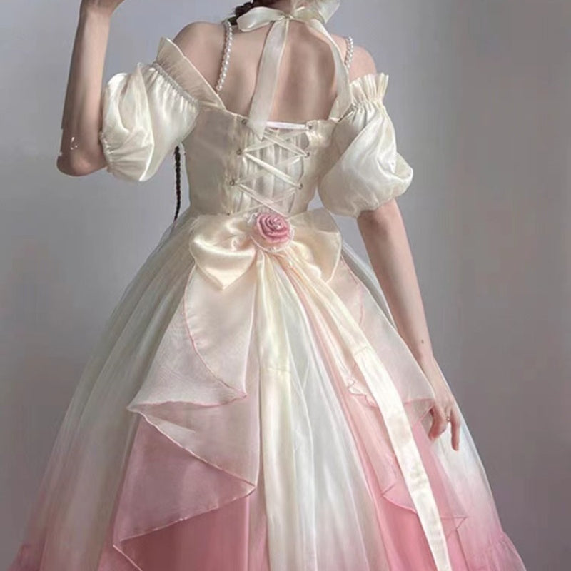 Gradually Varied Mermaid Mesh Lolita