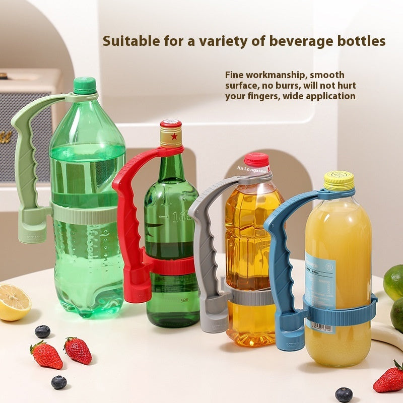Beverage Bottle Inverted Cup Handle Non-Slip Overflow Kitchen Gadgets