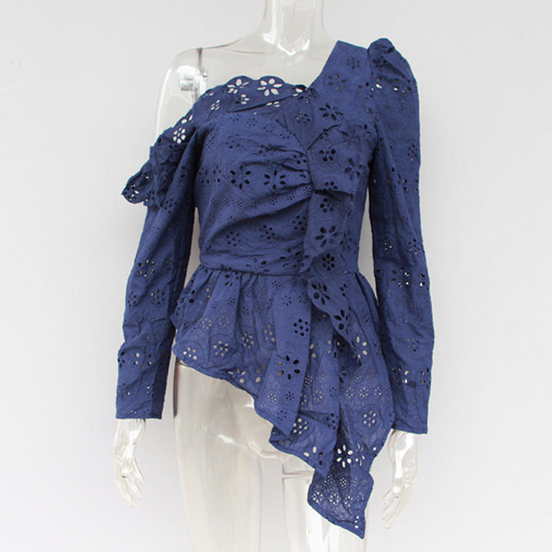 Hollow Versatile Blouse