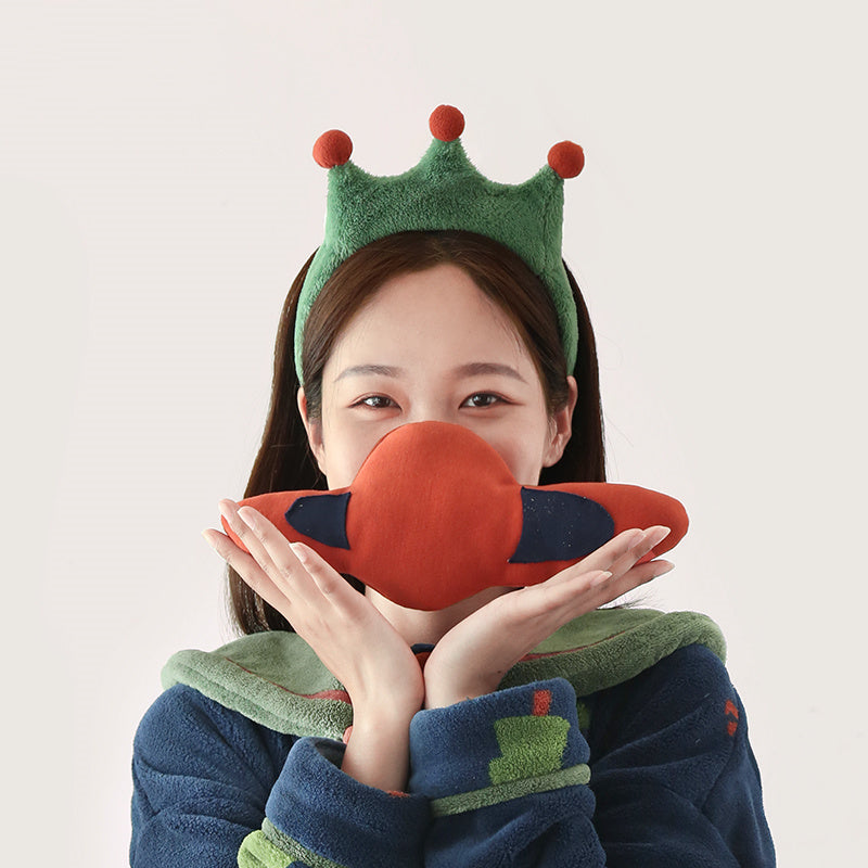 Female Cute Headgear Plush Face Wash Bundle Hairpin