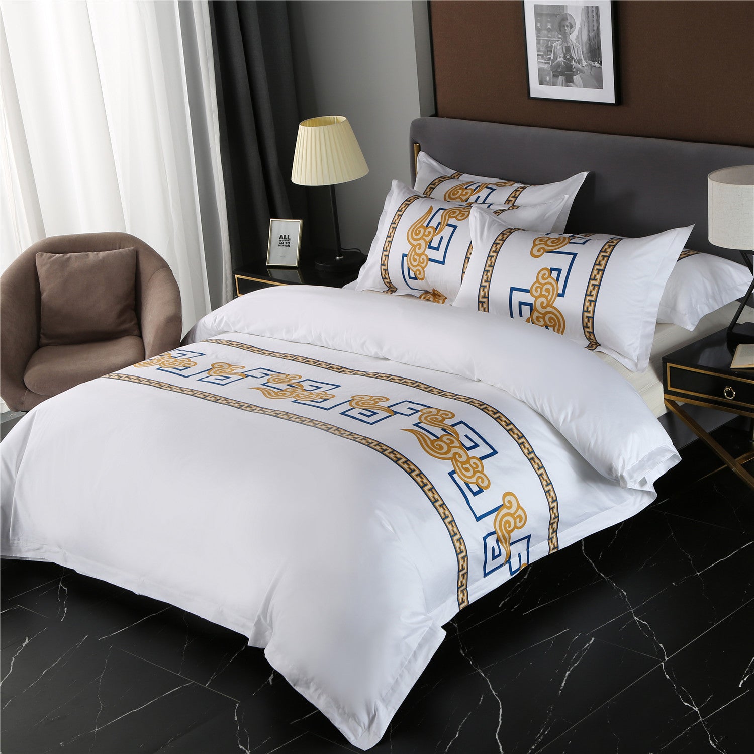 A Four Piece set for a Pure Cotton Hotel