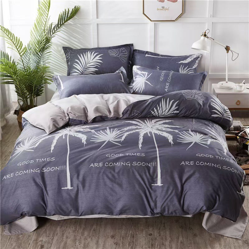 Bedding Pillowcase-Piece Quilt Cover Bed Four Piece Set