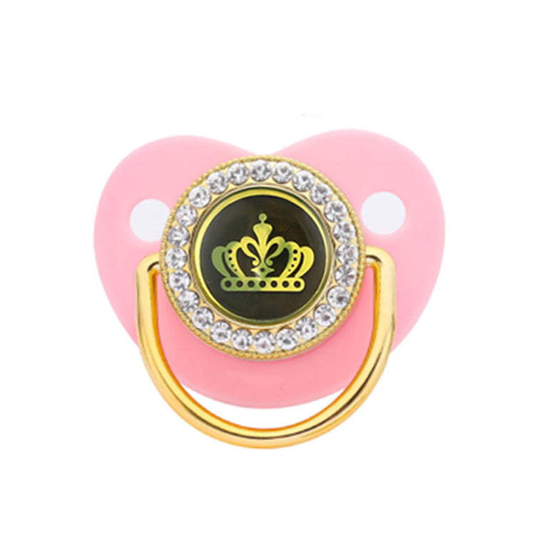 Black Epoxy Crown Pacifier