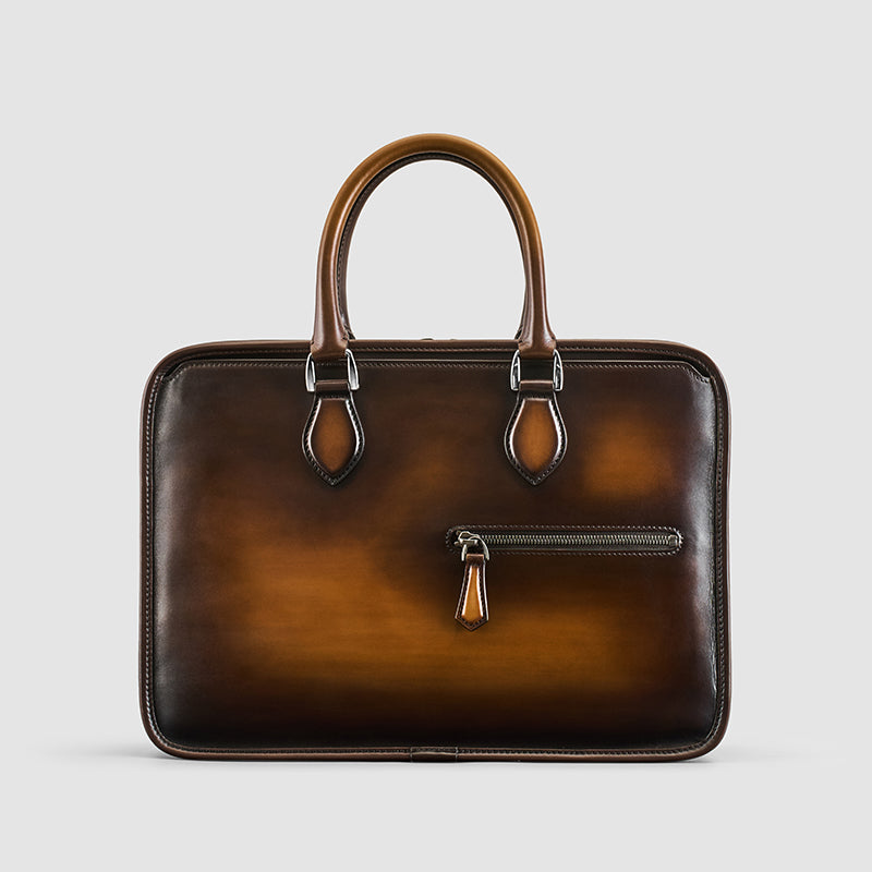 Hand-Rubbed Vintage Business Bag