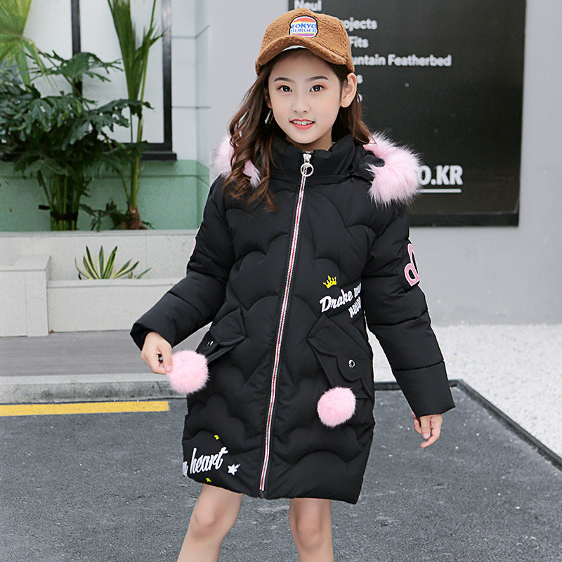 Girls' Cotton-Padded Jackets