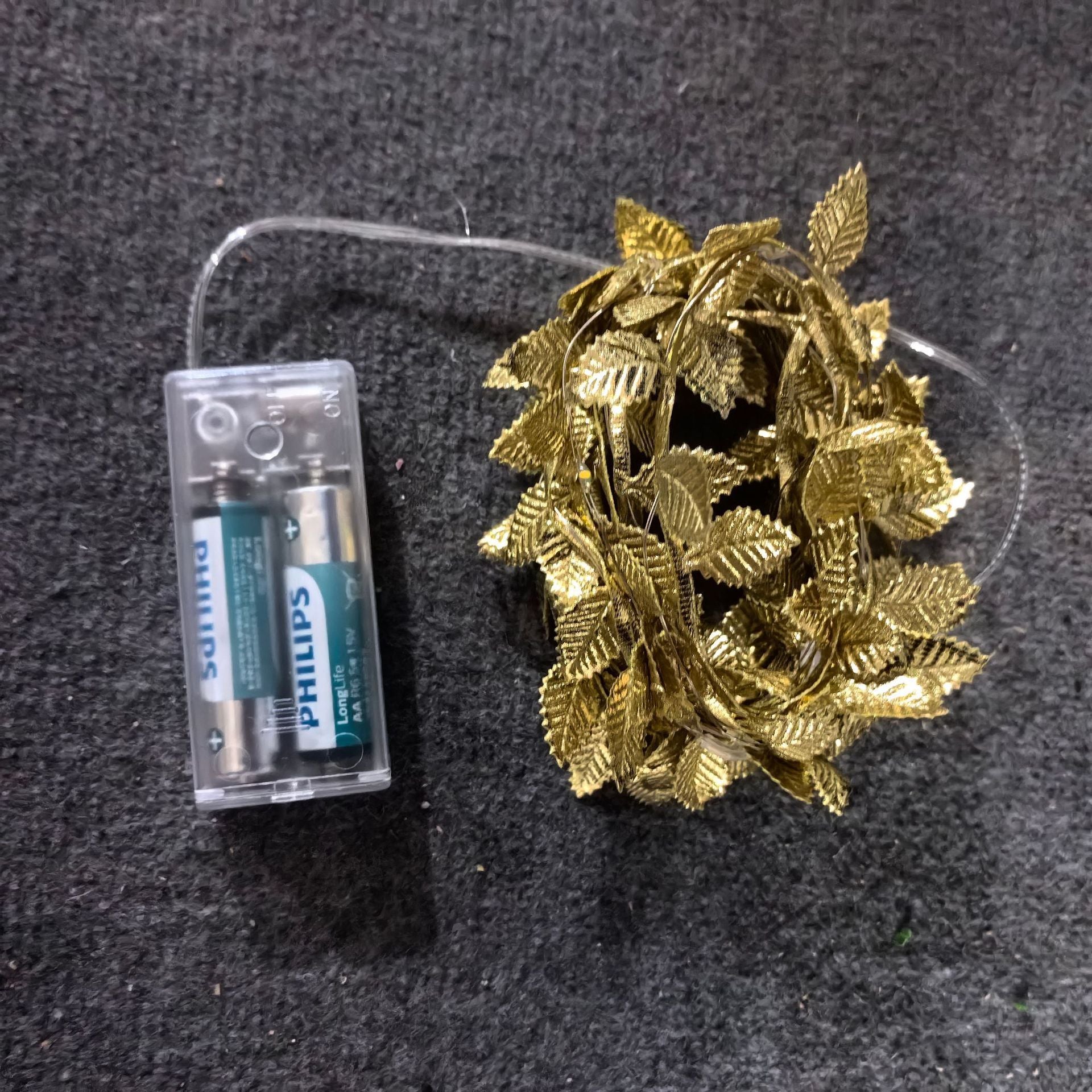 Christmas Decoration LED Golden Leaf Light