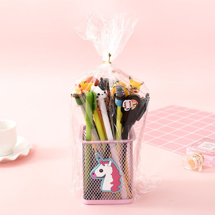 Korean Girl Heart Stationery Gift Bag Set Creative Boys And Girls Cartoon Gel Pen Prize