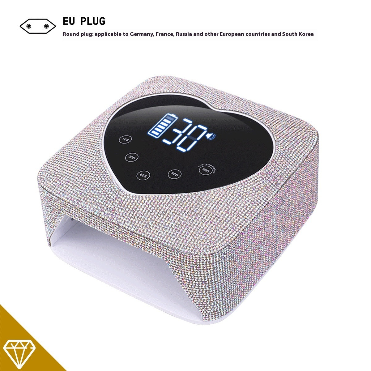 Charging Nails Phototherapy Lamp High-Power Storage, Baking and Drying Nail Phototherapy Machine
