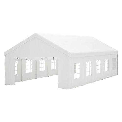 16x32FT Party Tent Heavy Duty, Large Wedding Event Shelters With 3 Storage Bags & Removable Sidewalls, Outdoor Canopy Gazebo Commercial Tents For Parties Carport Camping Garden Patio