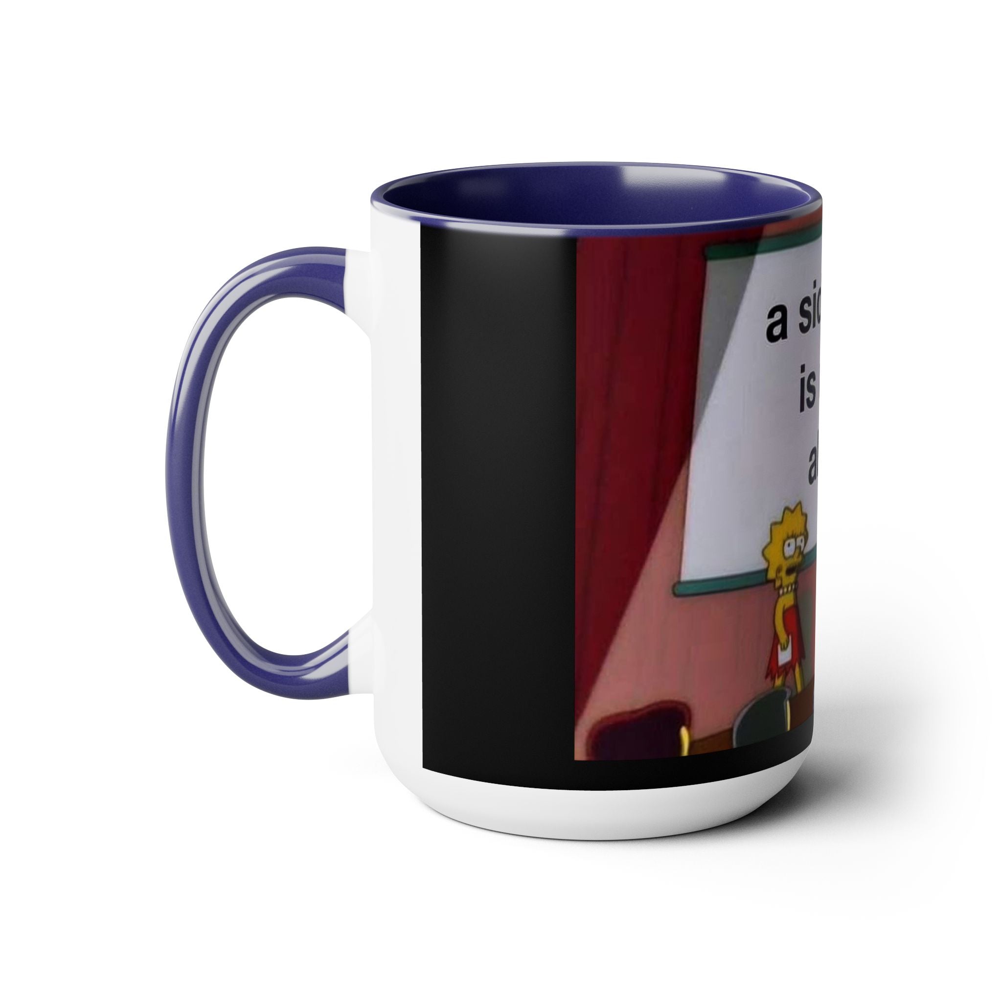 Two-Tone Coffee Mugs, 15oz