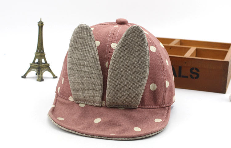Cartoon Cute Bunny Soft Brim Baseball Hat
