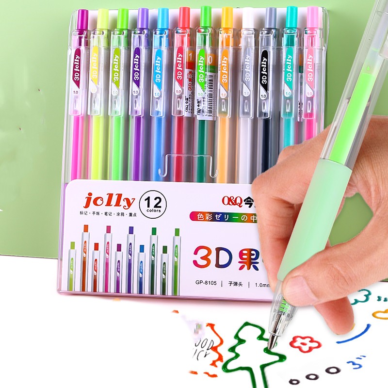 3D Jelly Gel Pen Color
