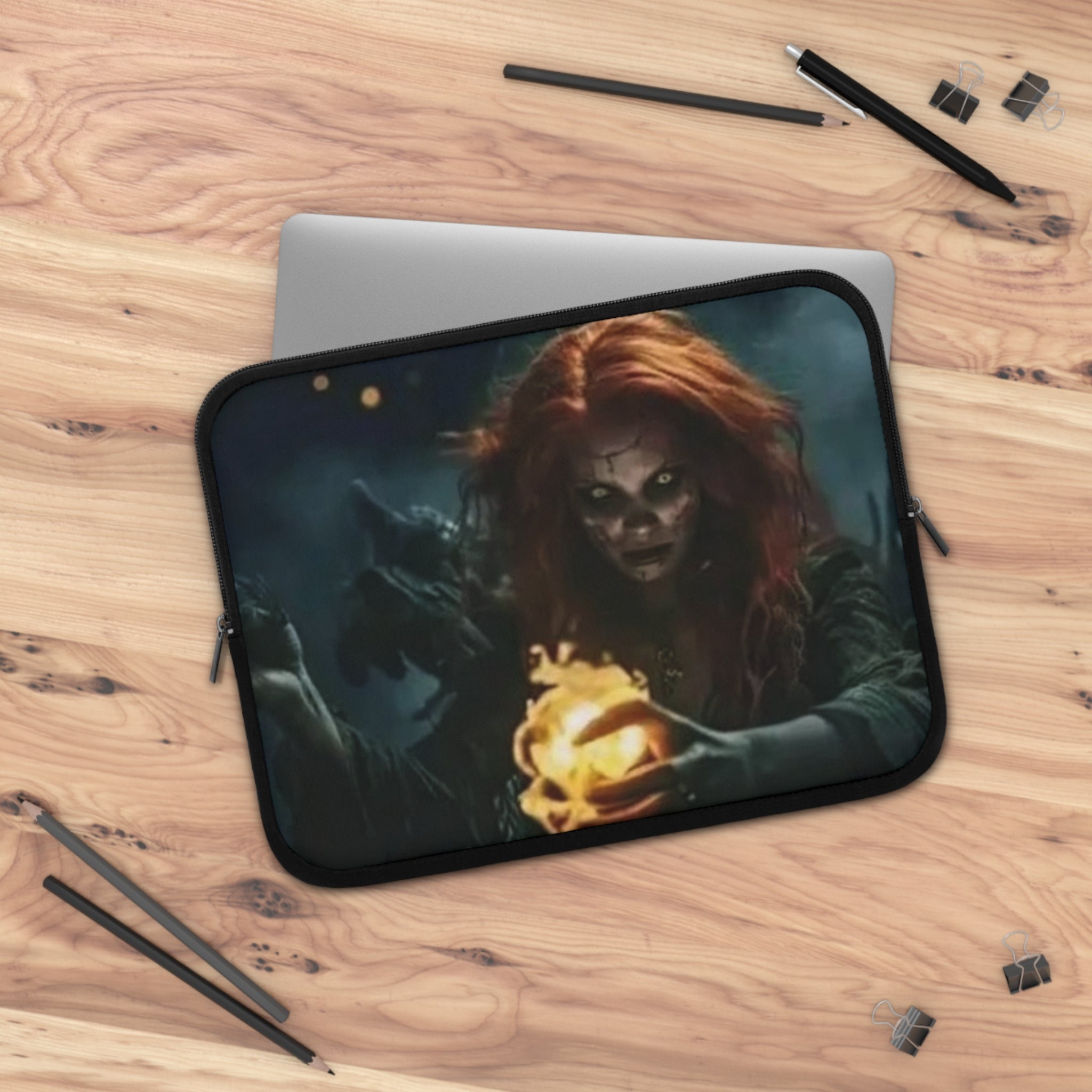 Witch Fire Ball Laptop Sleeve Case