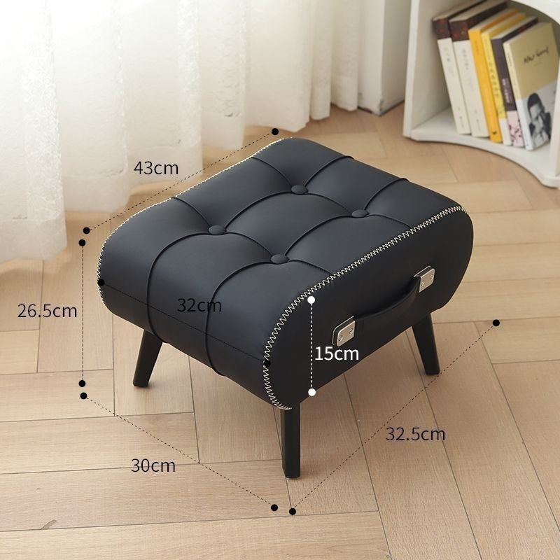 Household Soft Bag Cushion Light Luxury Short Stool Household Soft Seats