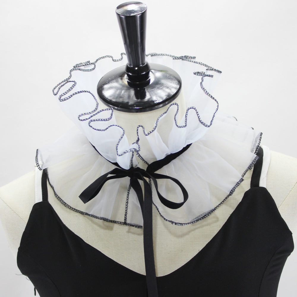 Women's Vintage Court Style Fungus Shirt Collar