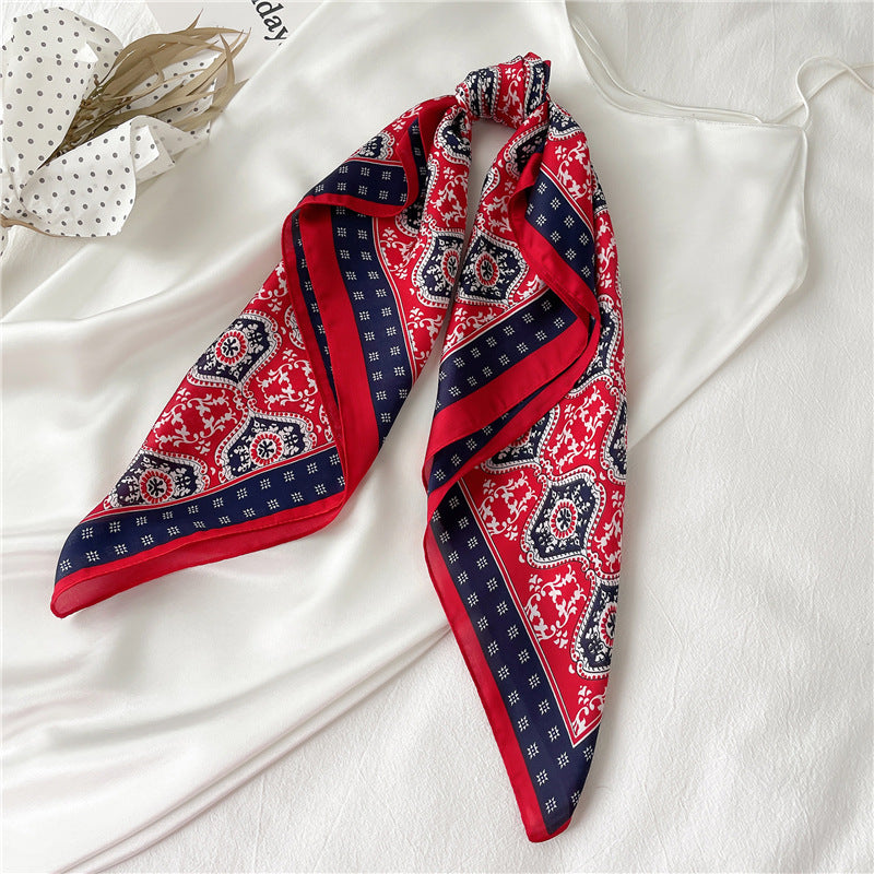 Luxury Wind Square 70cm Thin AutumnWinter Scarf