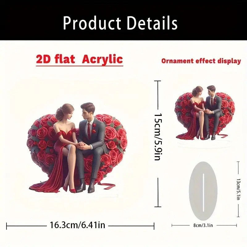 Acrylic Standing Sign Decoration Customized Crafts Give
