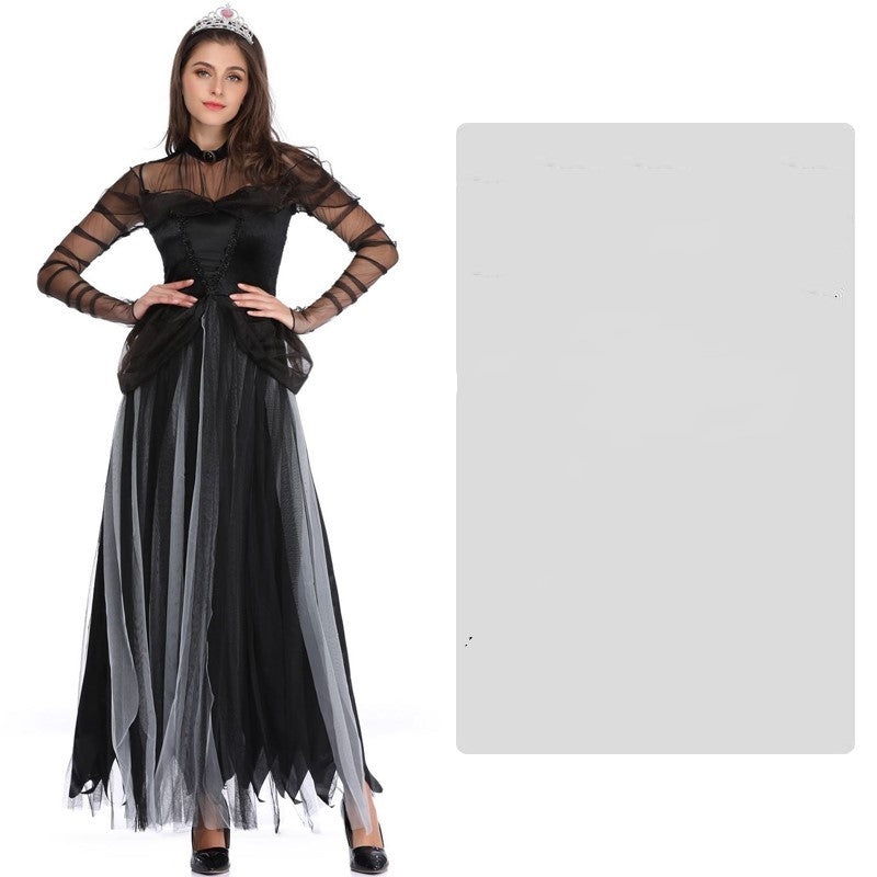 Male and Female Adult Bride and Groom Halloween Costumes
