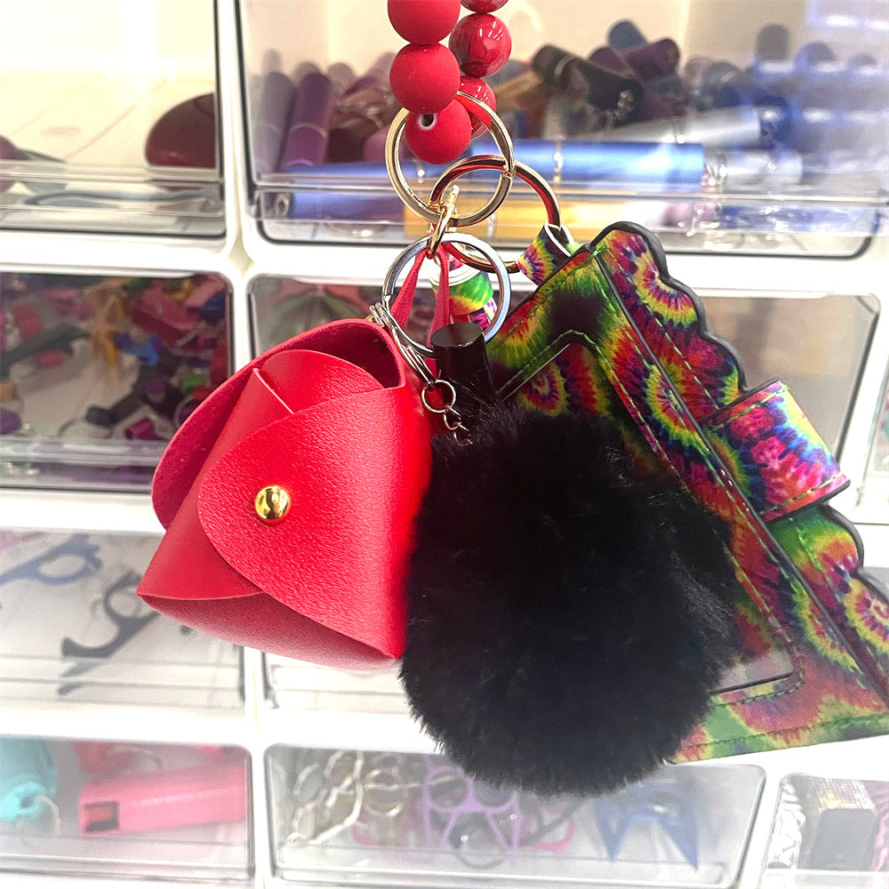 DIY Self-Defense Hair Ball Spray Key Chain