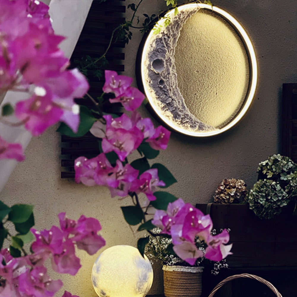 Living Room Bedroom Moon Wall Lamp Background Wall Decorative Lamp