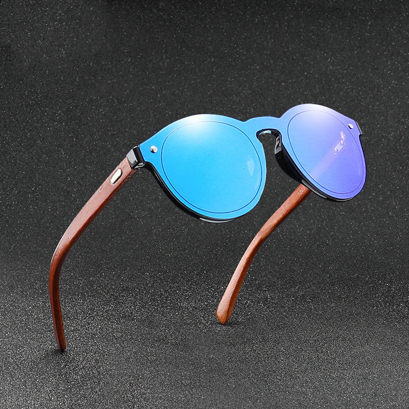 Wood Grain Plastic SunGlasses
