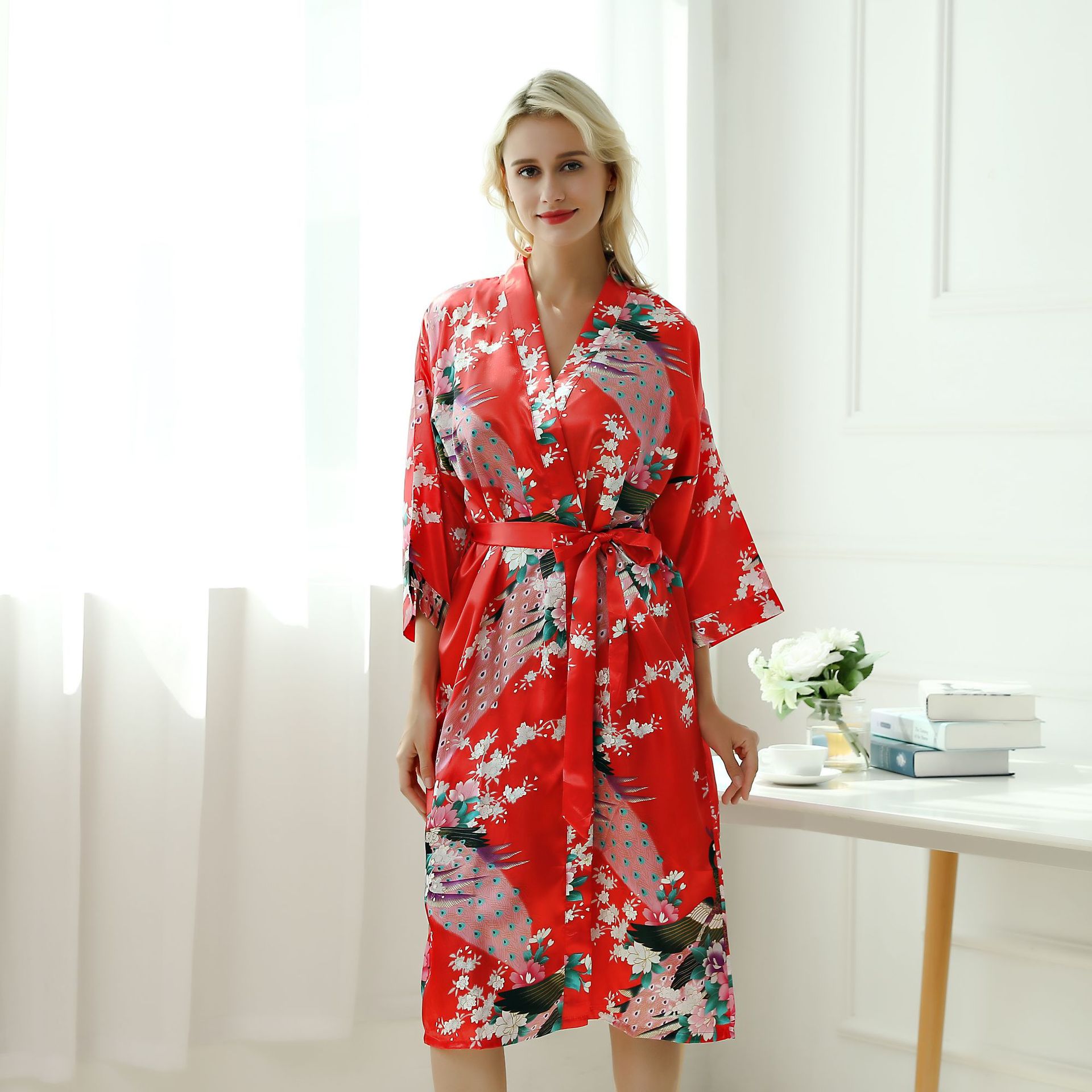 Peacock Pattern Pajamas