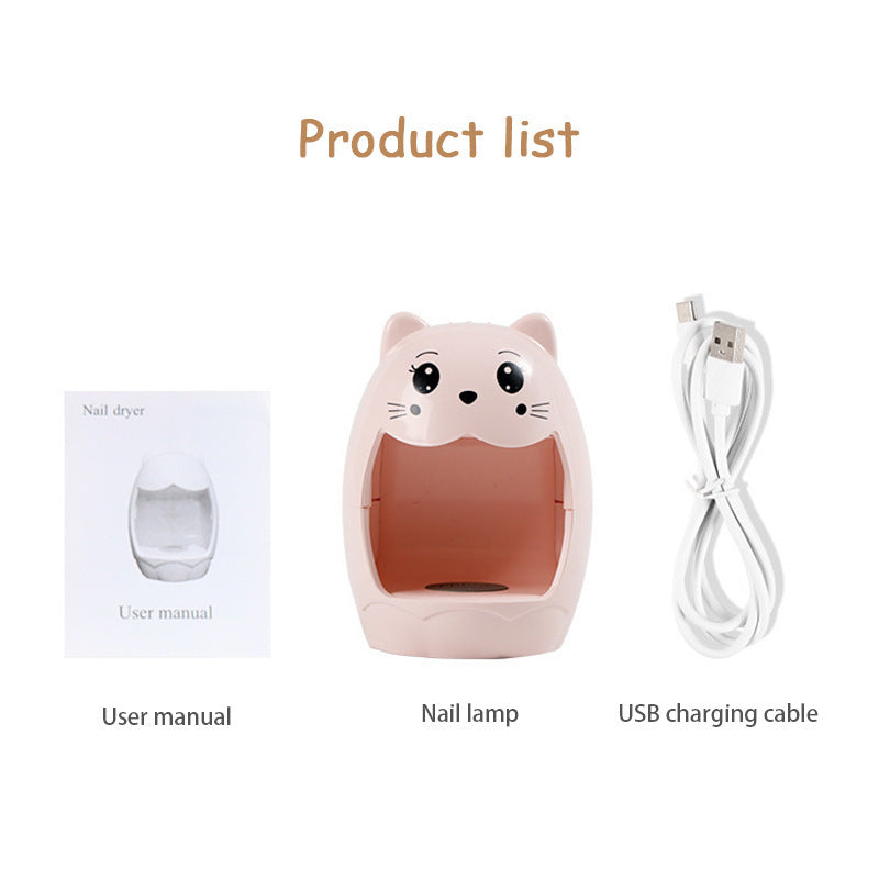New Mini-Portable Nails Phototherapy Lamp Cute Egg Shape